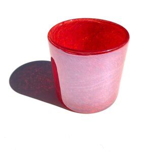 Lafco clean & empty candle holder handblown glass jar, includes original box.